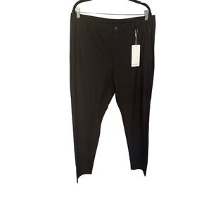 AHA Active Mens Black 38R Polyester Travel Pants‎ New